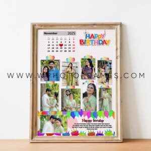 Birthday Calender Photo Frame Design 2