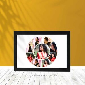 Round Collage Photo Frames