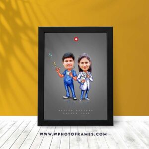 Doctor Caricature Photo Frames