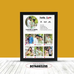 Insta Love Photo Frame