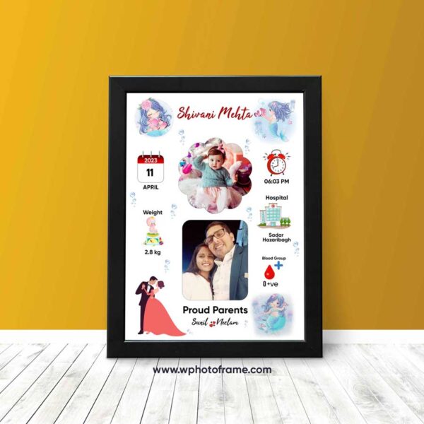 Baby Birth Photo Frame